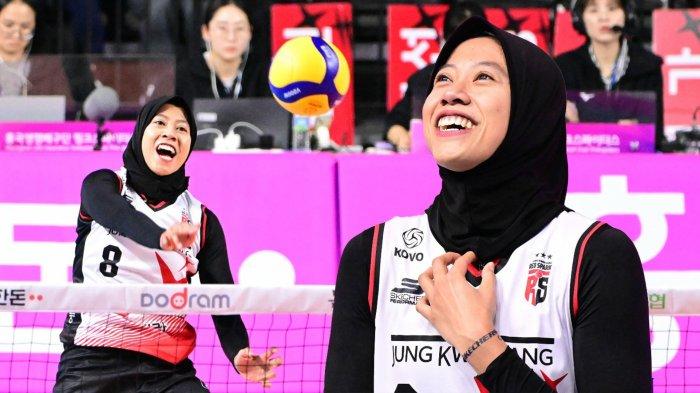 voli dan megawati di korea selatan