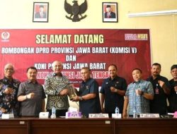 DRPD Jawa Barat ke KONI Jawa Tengah DRPD Jawa Barat ke KONI Jawa Tengah