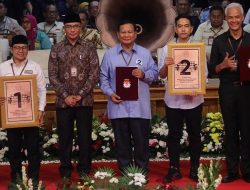KPU pengundian nomor pilpres KPU pengundian nomor pilpres