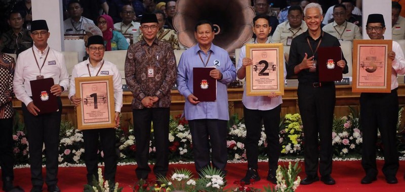 KPU pengundian nomor pilpres