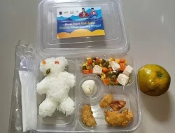 Salah satu menu pemberian makanan tambahan lokal Pemkot Depok.(istimewa/Indonesiadaily.net)