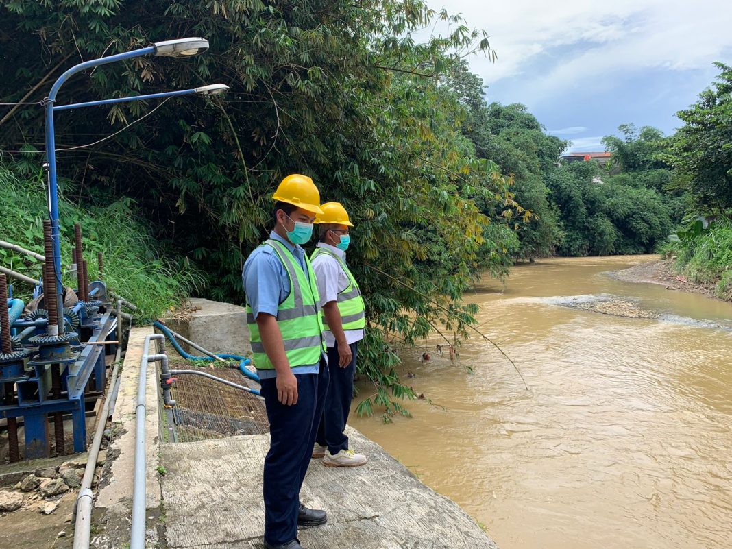 Perumda Air Minum Tirta Kahuripan curah hujan