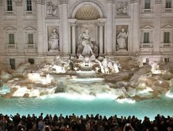 Air mancur Trevi di Italia salah satu sarang copet.(istimewa/indonesiadaily.net)