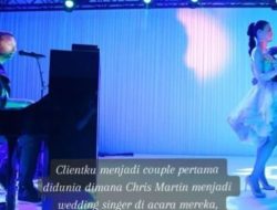 Chirs martin di pernikahan