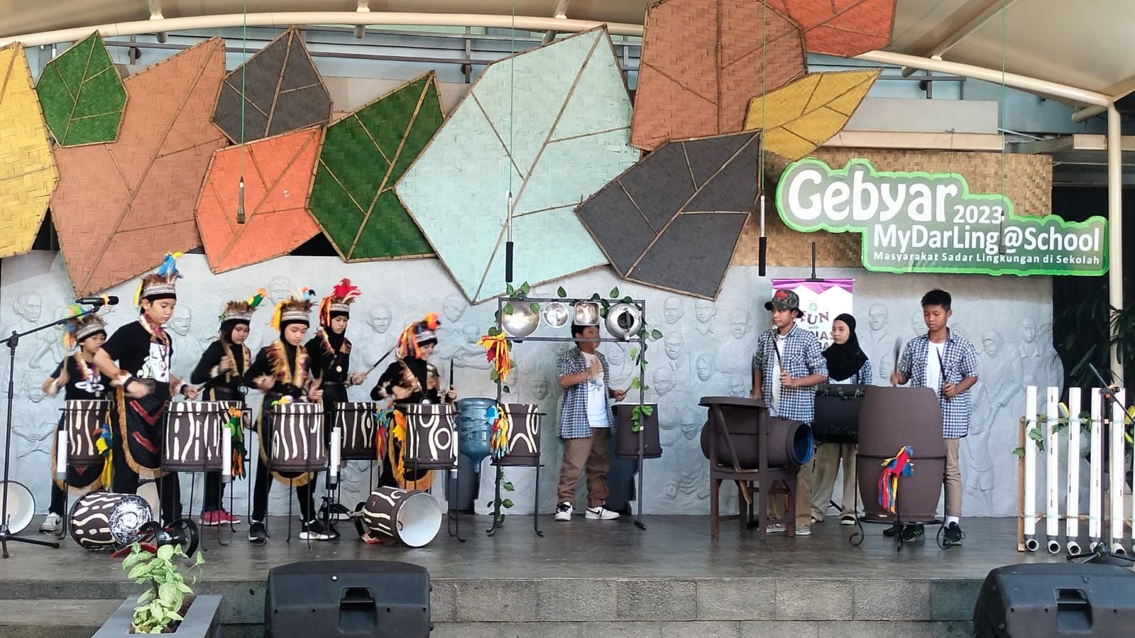 penampilan perkusi tunas global 4