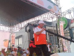 Presiden PKS , Ahmad Syaikhu saat kampanye capres Anies Baswedan di Depok.(M.Yadi/indonesiadaily.net)