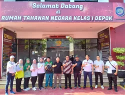 Sekda Depok dan jajaran usai mengunjungi Rutan Depok. sebagai pesiapan pemilu 2024 (Istimewa) Sekda Depok dan jajaran usai mengunjungi Rutan Depok. sebagai pesiapan pemilu 2024 (Istimewa)