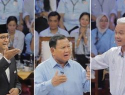 Tiga calon presiden Republik Indonesia yang siap bertarung meraih suara pada pemilu 14 Februari 2024.(istimewa/indonesiadaily.net)