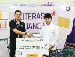 WOM Finance menggelar literasi Keuangan di kawasan Tapos, Kota Depok.(istimewa/Indonesiadaily.net)