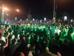 Warga Bantul Padati Jalan Tonton Gema Takbir Trimurti