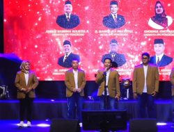 Komisioner KPU Ponorogo 2024 menyambut dan membuka acara launching Pilkada 2024 Ponorogo.(Heri/indonesiadaily.net)