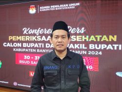 Anang Lukman KPU Banyuwangi.(Irham/indonesiadaily.net)