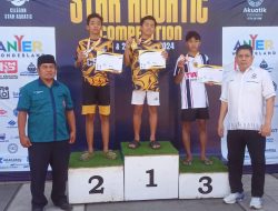 Siswa SMP Bosowa Al Azhar berhasil meraih gelar runner up dalam kategori 200 meter gaya ganti perorangan Group 3 putra pada kejuaraan renang tingkat provinsi.(istimewa/indonesiadaily.net)