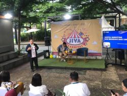 Deputi Usaha Mikro Kementerian UMKM RI Boni Suganda dalam pembukaan “Jiva Carnival” di Adhi City Sentul, Kabupaten Bogor, pada Jum’at 7 Februari 2025. (Albin/Bogordaily.net).
