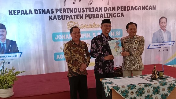 Dinperindag Purbalingga Gelar Pisah Sambut Kepala Dinas Perindustrian dan Perdagangan