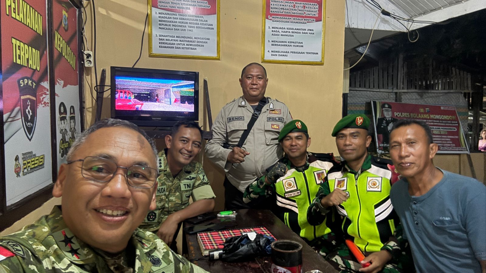 Aksi Humanis Pangdam XIII/Merdeka: Obati Personel Polsek Yang Sakit Akut Saat Piket